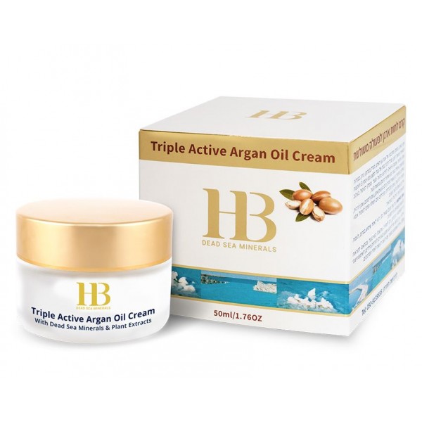Crème à l'huile d'Argan Triple Action (50 ml)