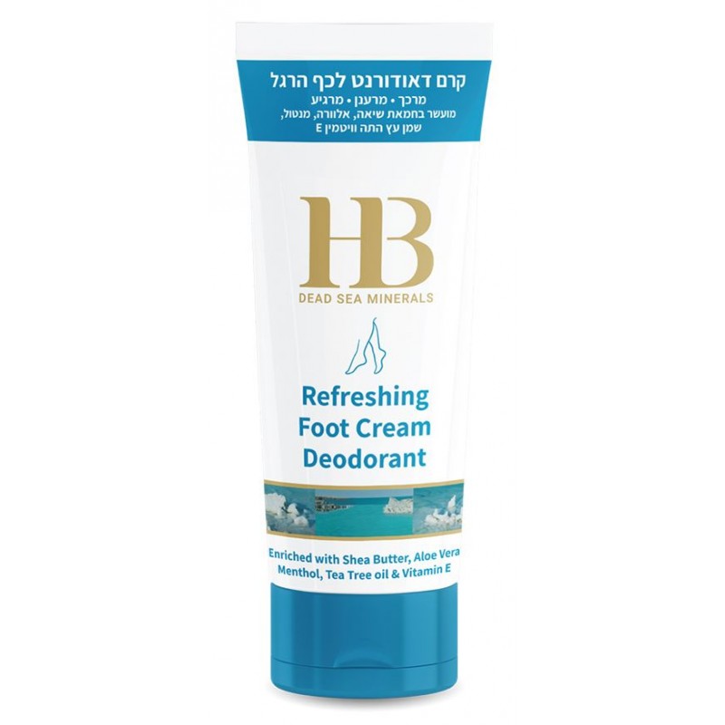 Crème déodorante rafraîchissante pour les pieds (100 ml)