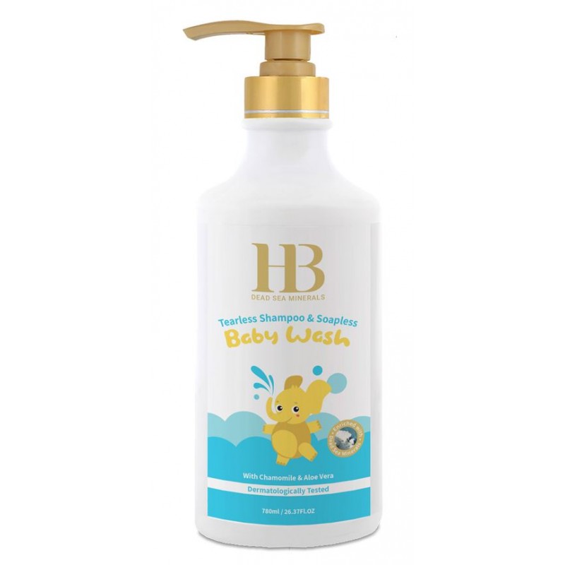 Shampoing et gel douche pour bébé (780 ml)